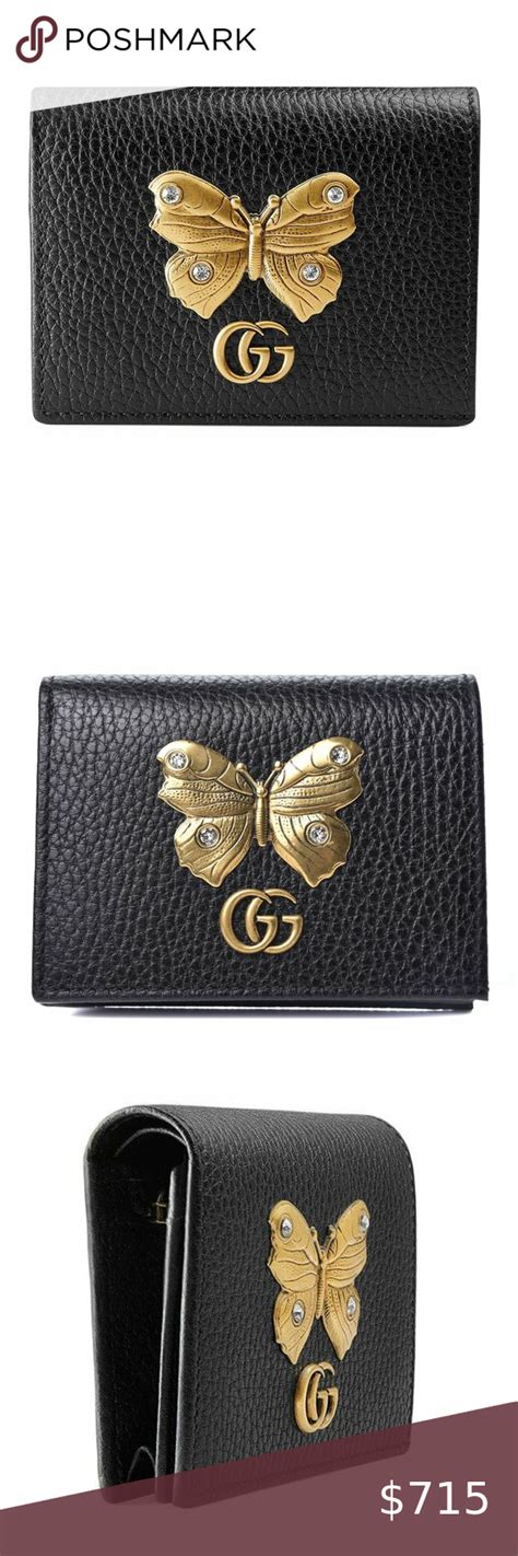 gucci linea leather shoulder card case|designer Gucci card case.